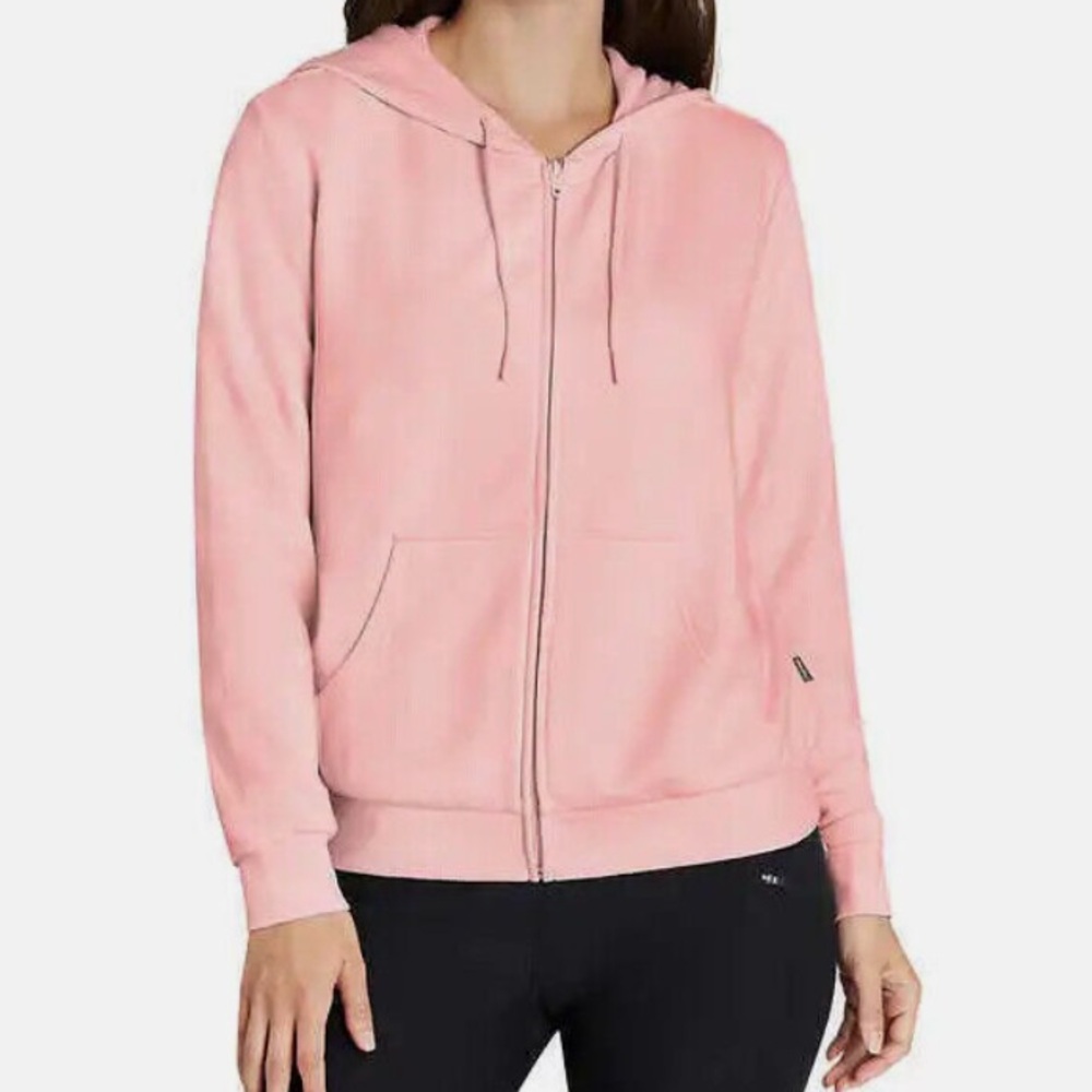Eddie Bauer Women's Pink Full Zip Hoodie